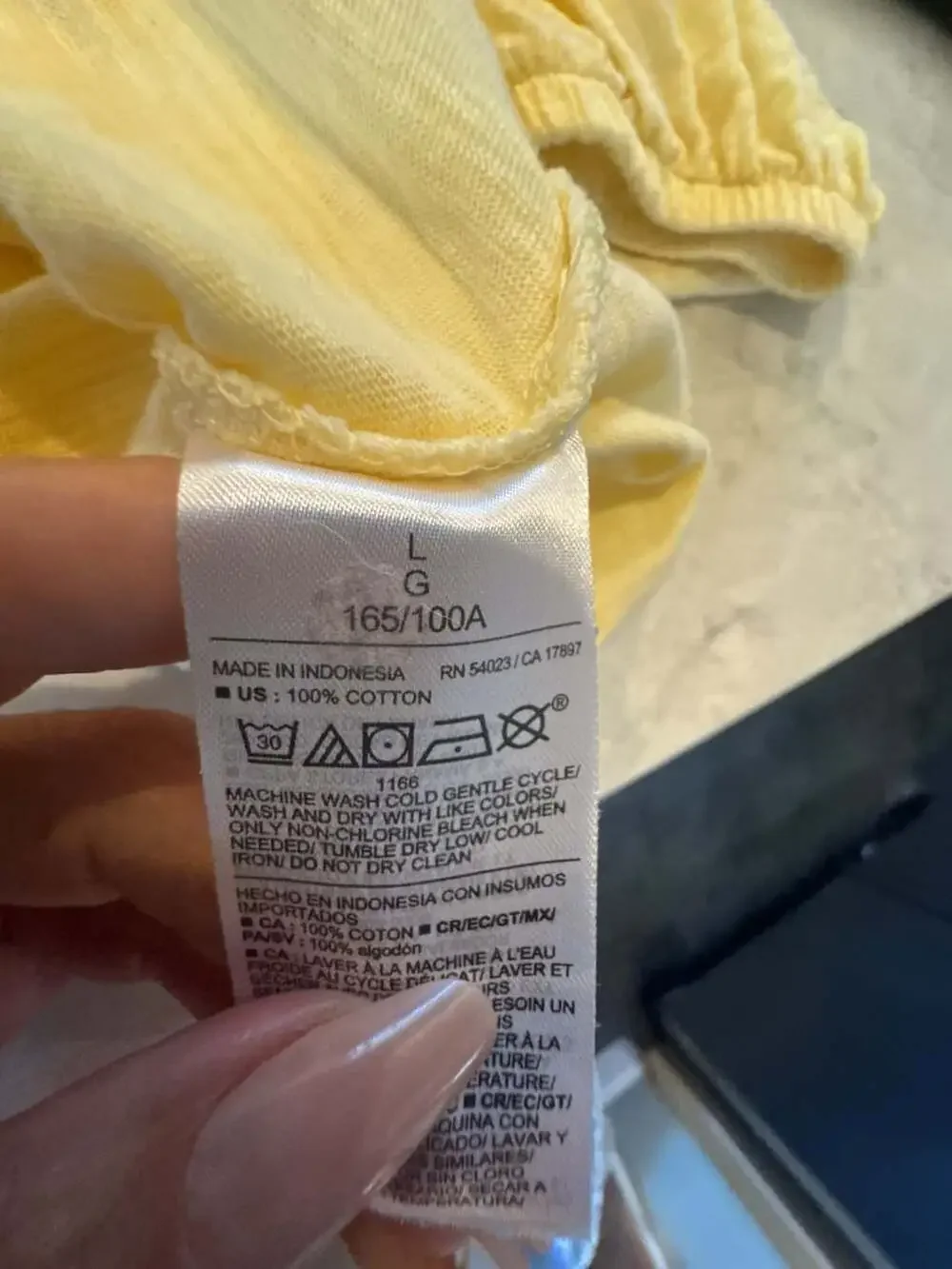 Old Navy Women's Yellow Puff Sleeve Off-The-Shoulder Cotton Top Size Large